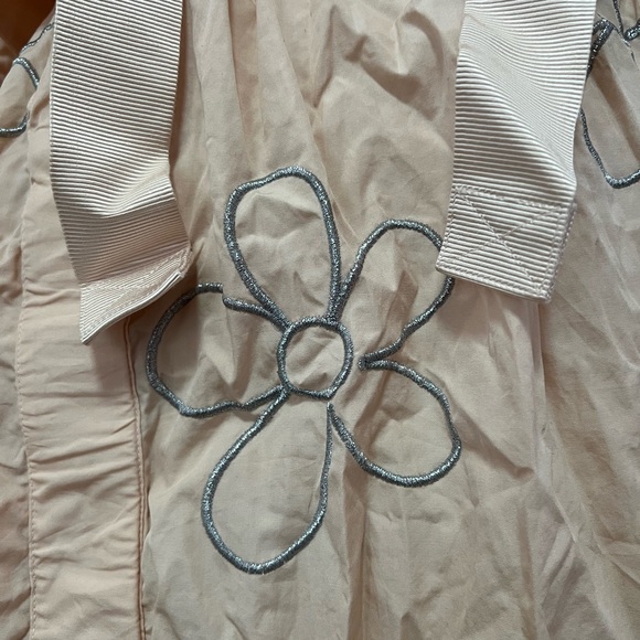 COPY - Simone Rocha SS23 Floral Embroidered Peach Dress Set - Picture 3 of 4